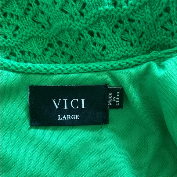 Vici Copacabana Crochet Knit Midi Dress - Picture 6 of 7